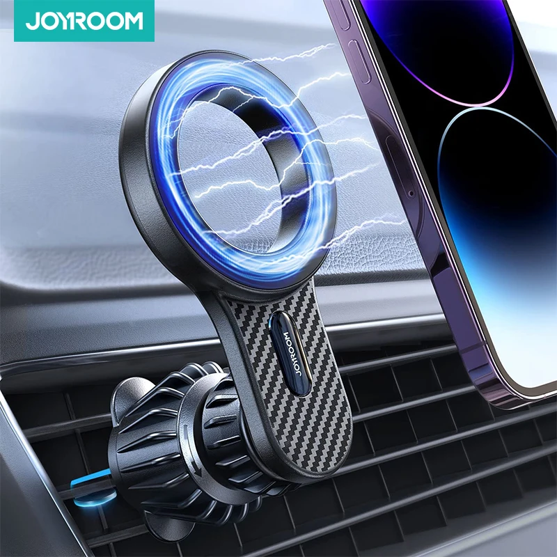 Joyroom Universal Magnetic Car Phone Holder Strong Car Air Vent Phone Mount Compatible with iPhone