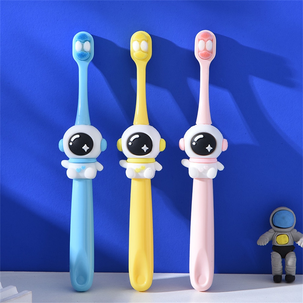 Ultra Soft Soft Bristle Children Cartoon Care Toothbrush Spaceman