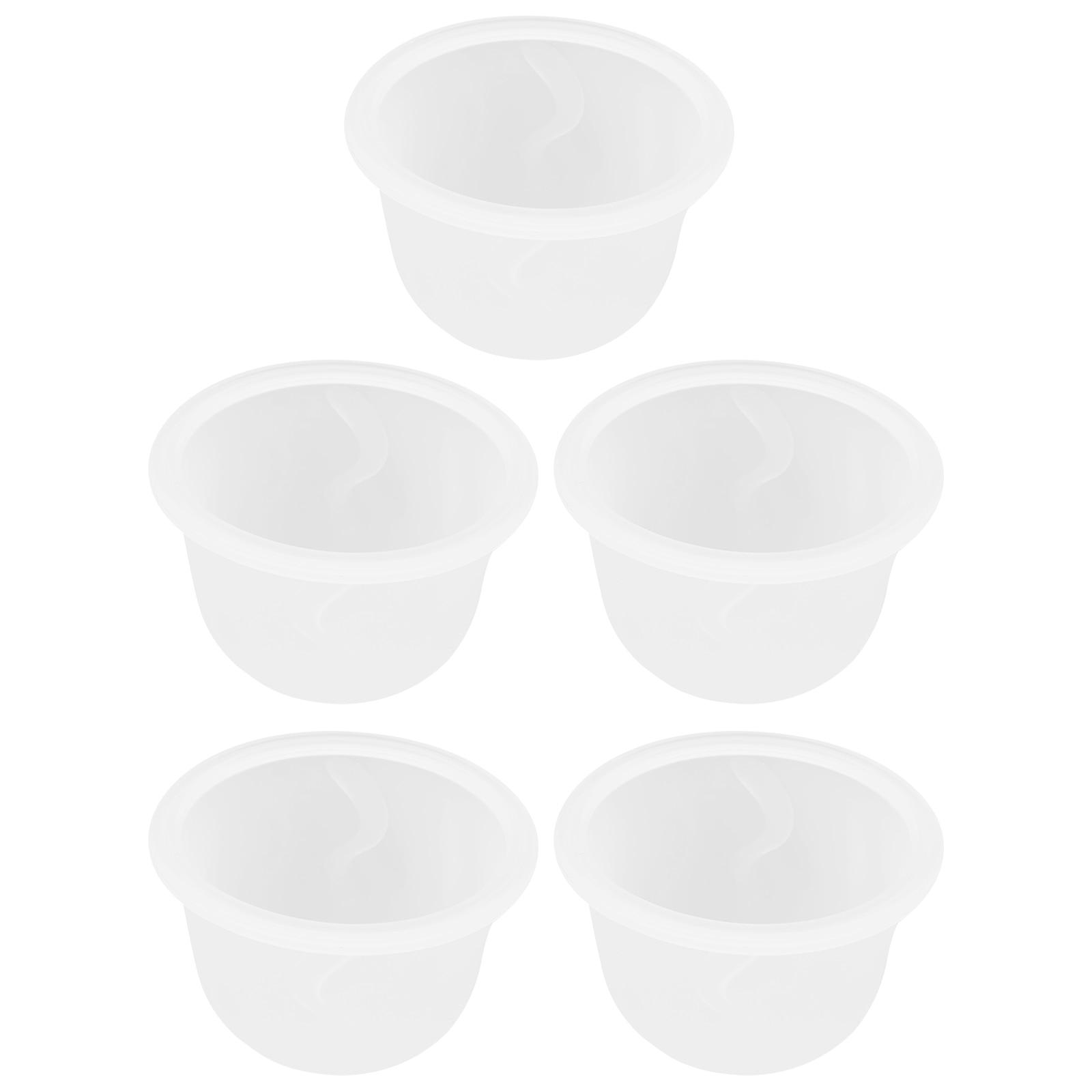 5 Pcs Breast Pump Silicone Bowl Hand Tools Breastfeeding Accessory Convenient Handsfree Practical Baby Anti-backflow Home