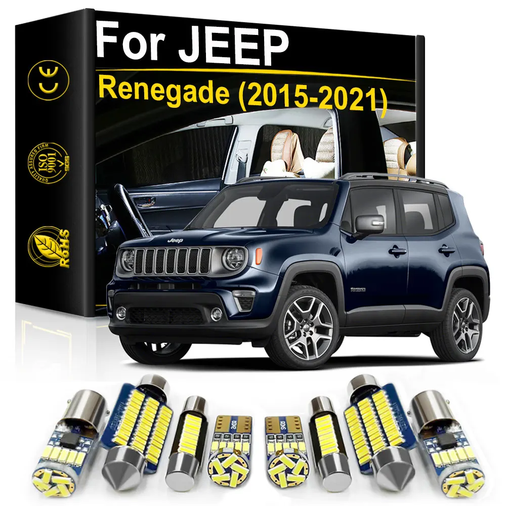 For Jeep Renegade 200 800 1000 2015 2016 2017 2018 2019 2020 2021 Canbus Interior Lighting LED Car