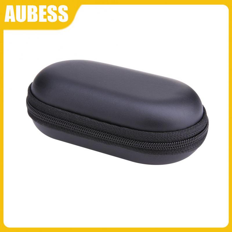 Black Waterproof Headphone Case Pouch Bag Travel Carrying Bag Headphone Storage Bag Scratchproof Eva Headphone Carry Bag Hard