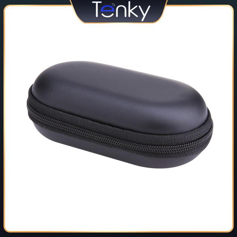 Travel Carrying Bag Earphone Pouches Storage Cases Portable Earphones Case Waterproof Eva Headphone Carry Bag Scratchproof Black