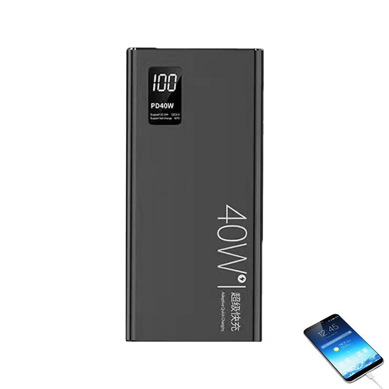 Portable Charger Fast Charging Mobile Bank 10000mAh Mobile Power Supply With Digital Display Cell Phone Charger Fast Charge For