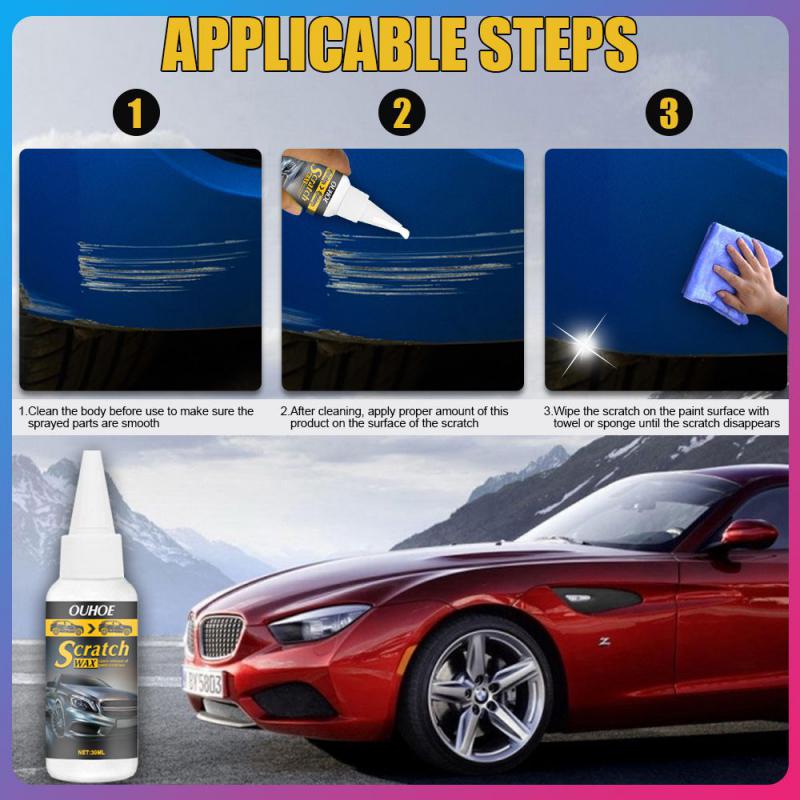 30/50ml Automotive Paint Scratch Repair Polishing Agent Polishing Wax Paint Scratch Repair Agent Automotive Paint Cleaner