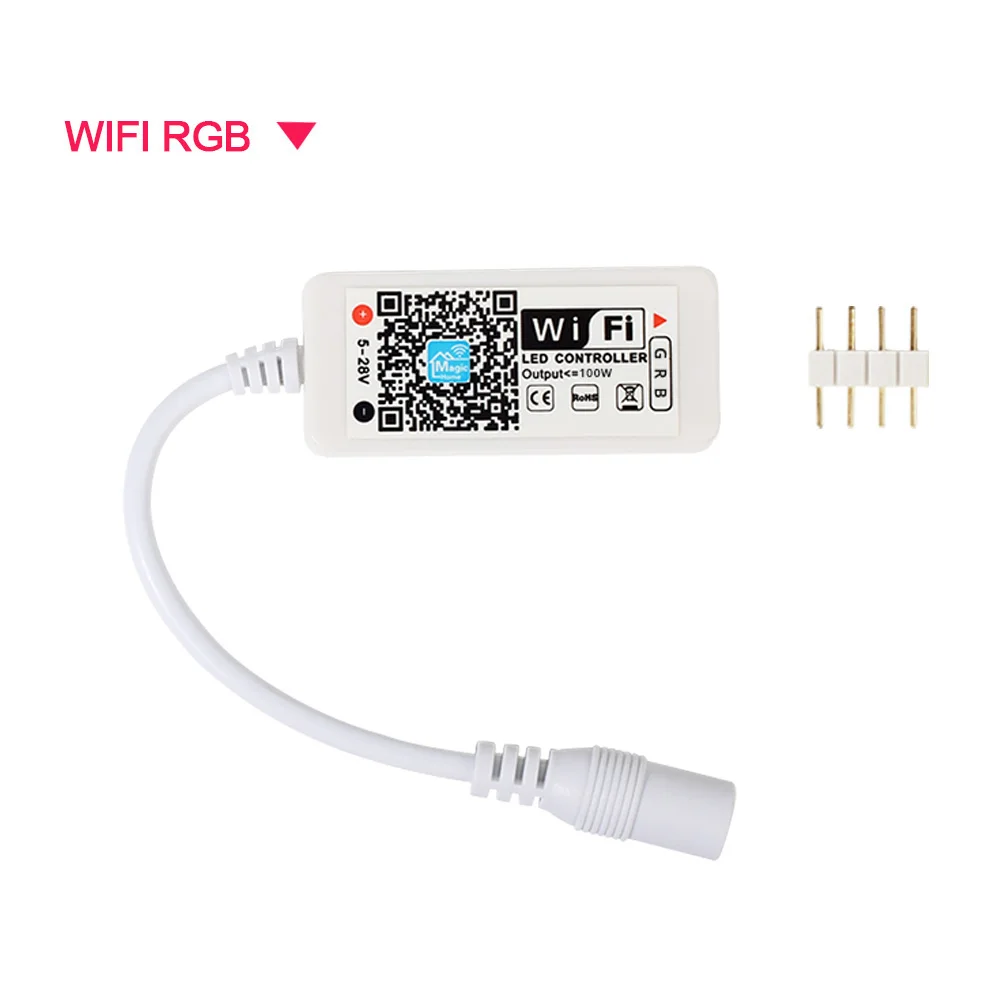 IR Controller DC 5V 12V 24V for Panel Timing Function Android IOS APP Google Magic Home RGB WiFi LED