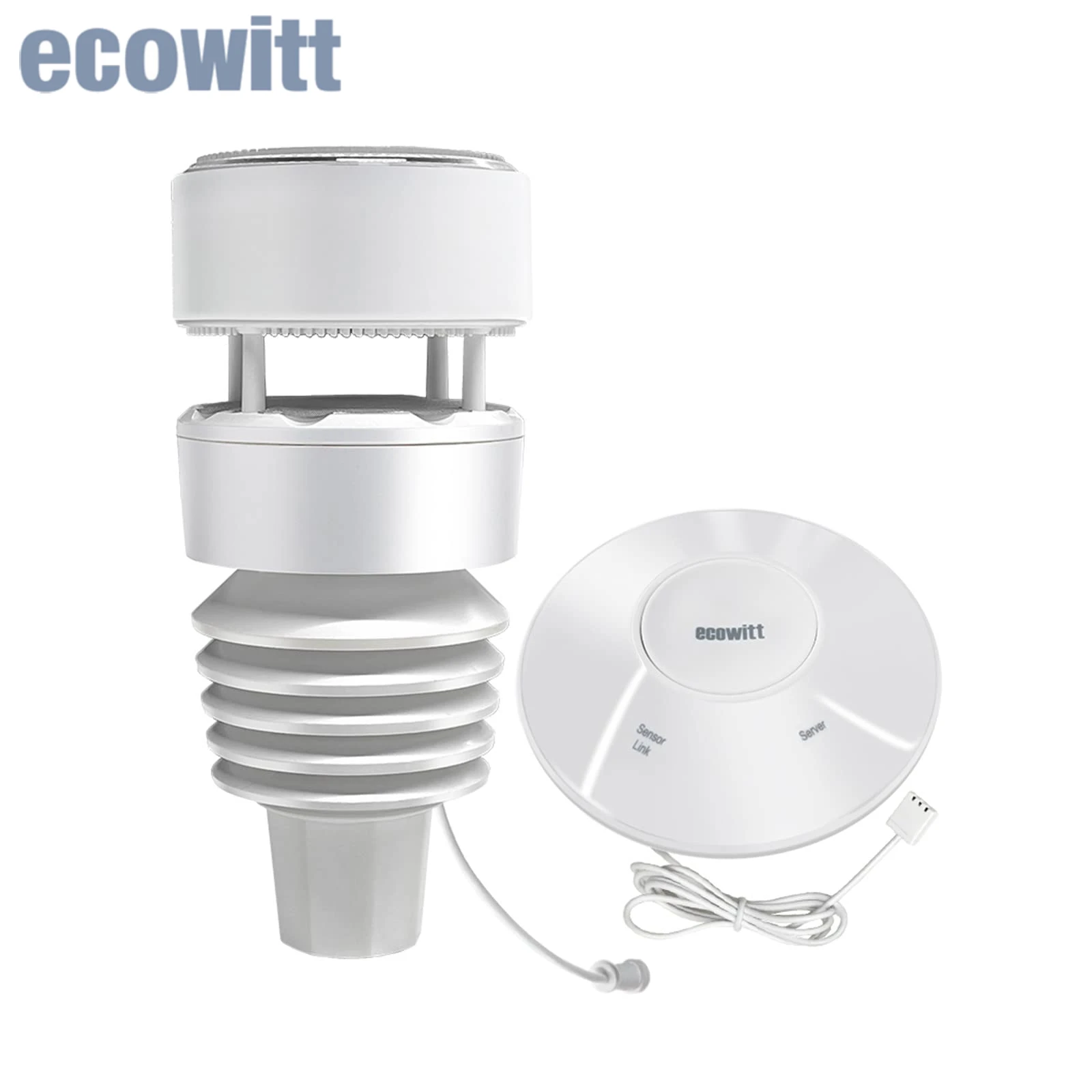 Ecowitt GW2001 Wittboy Weather Station  Includes GW2000 Wi-Fi Gateway and WS90 7-in-1 Outdoor Solar