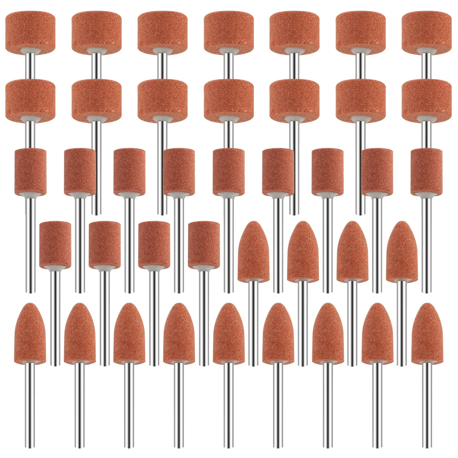 Sanding Bits for Dremel Rotary Tool, Grinding Stone Sanding Drill Bits with 1/8" Shank, Aluminium