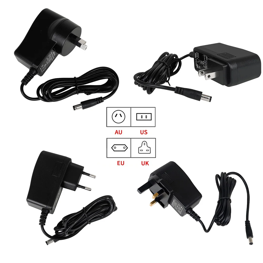 Guitar Effect Power Supply Pedal Accessories Daisy Chain Wire 9V DC 1.2A Adapter Stereo Universal