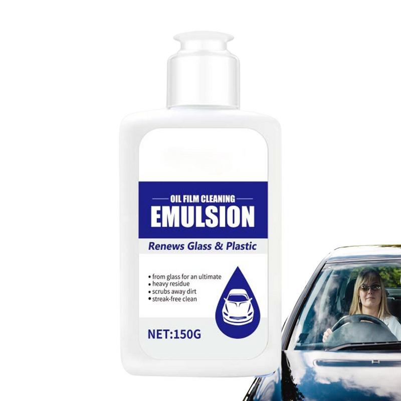 Glass Oil Film Remover Glass Cleaner Automobile Oil Film Cleaner Effective Car Glass Cleaner Easy To Apply For Glass Windshield