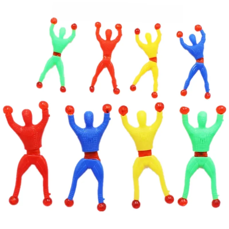 20Pcs Large And Small Sticky Wall Climbing Climber Toys Children's Birthday Party Favors Supplies