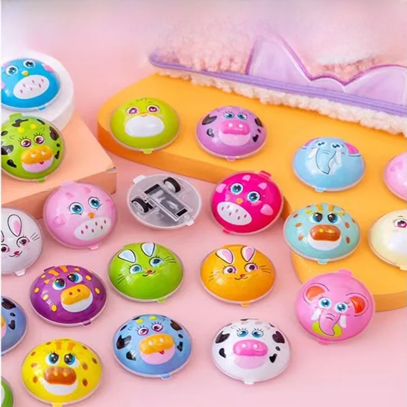 30PCS 4cm Mini Pull Back Animal Car Play Toy Christmas Wedding Gifts Guests Toys Kids Birthday Party