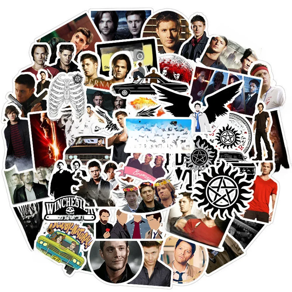 50PCS Cartoon Supernatural Personality Graffiti Creative Stickers Toy  Guitar Mobile Phone Computer