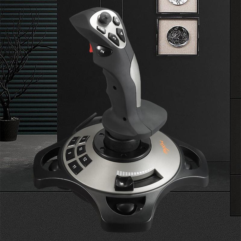 PXN2113 Thunder PRO Flight Joystick - The Ultimate Wired Vibration Simulator for Gamers and Flight Enthusiasts Experience the T