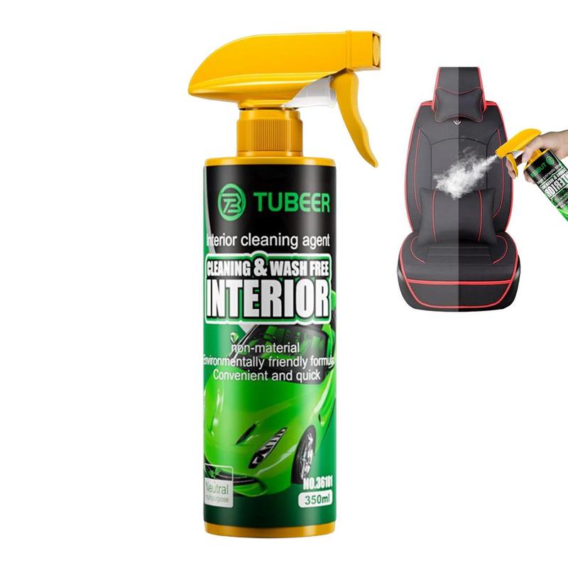 Car Interior Cleaning Agent 11.8oz Dashboard Cleaning Spray Auto Interior Restoring Spray Maintenance Cleaning Spray For