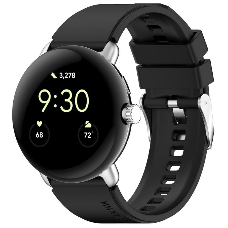 Compatible For GooglePixel Watch Strap Bracelet Google Smartwatch Sport Watch Straps Silicone Wristband Replacement Accessories