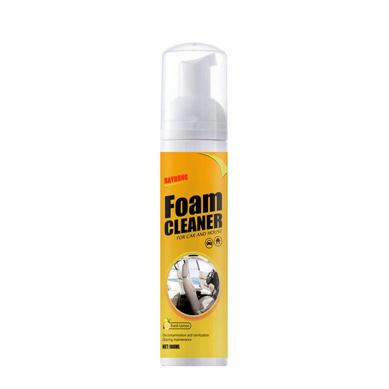 Car Foam Cleaner Car Interior Leather Seat Spray Foam Cleaner Ceiling Leather Seat Cleaner Functional Effective For Car And