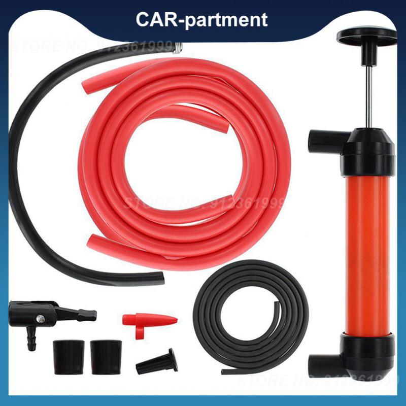 Portable For Siphon Suckertransfer Manual Hand Pump Manual Oil Sucker For Pumping Oil Gas Universal Oil Pump Car-styling