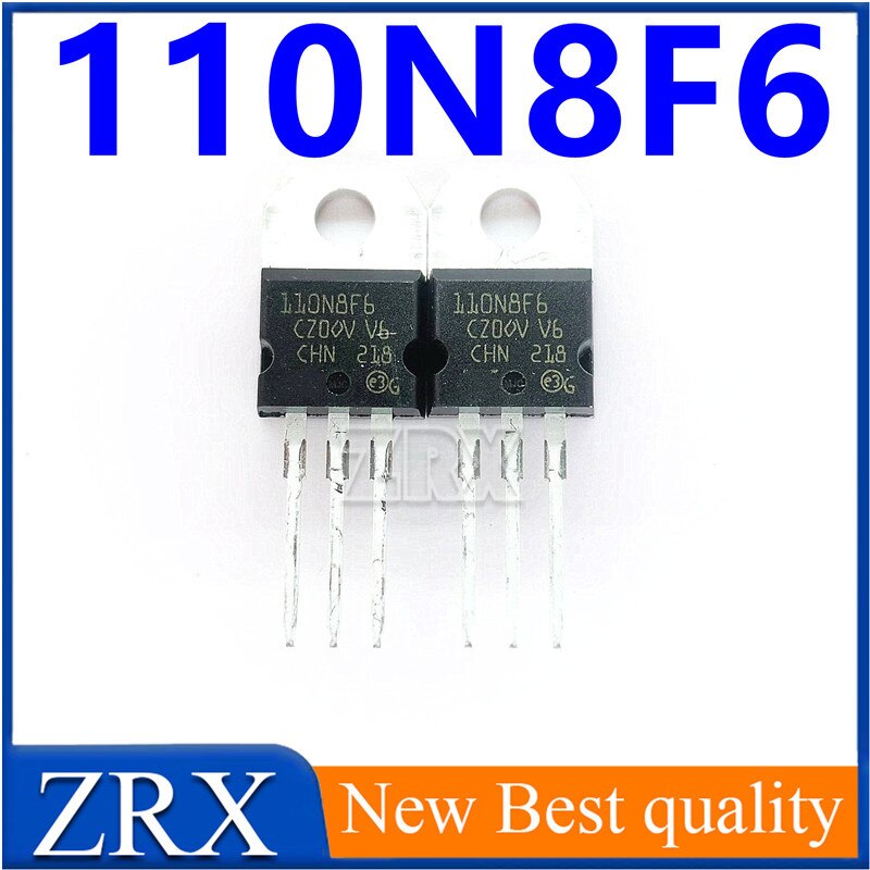 5Pcs/Lot New stock STP110N8F6 TO-220 110A 80V electric vehicle controller