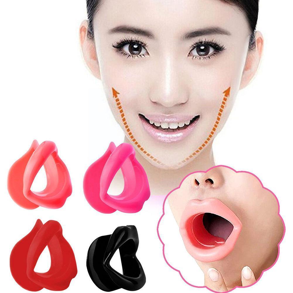 Smile Corrector Silicone Rubber Lip Trainer Face Slimmer Wrinkle Mouth Muscle Massage Exercisers Mouth Exercise Anti Tighte G7S9