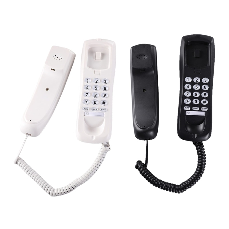 E5BA Wired- Landline Telephone with Mute Pause and Redial Functions Easy to Install