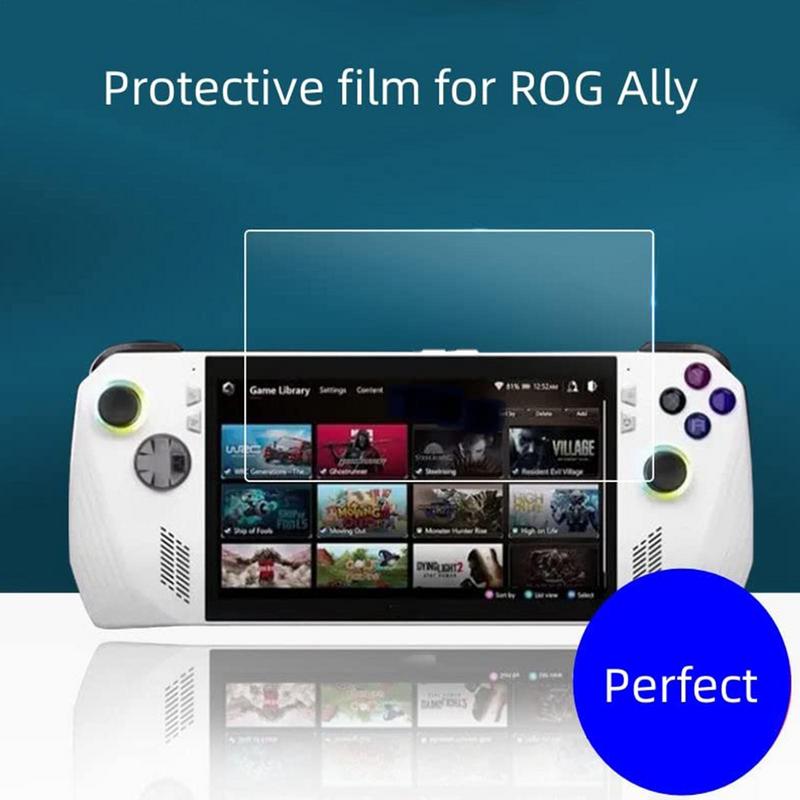 High Transparency Tempered Glass Screen Protector Anti-fingerprint Screen Film 9H HD Protective Tempered Glass For Game Machine