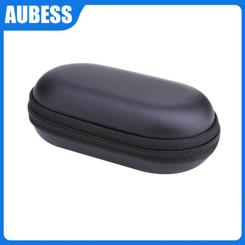 Oval Style Headphone Case Pouch Bag Travel Carrying Bag Headphone Storage Bag Scratchproof Waterproof Eva Headphone Carry Bag