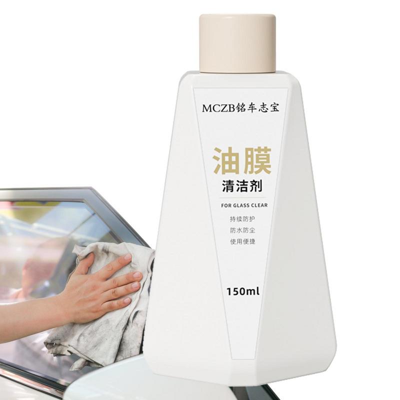 Car Oil Film Cleaner Mild Streak Free Window Cleaning For Invisible Shine Safe For Tinted And Non-Tinted Windows For Navigation