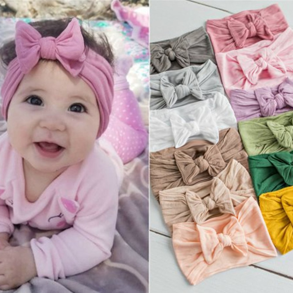 Hair Band Headband Accessories Baby Cheveux Scrunchies Ligas Para Cabello Tiara Diademas Bandeaux Haarband Bow Tie Comfortable