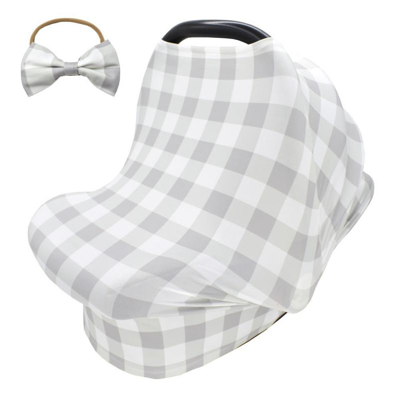 Multifunctional 5 In 1 Baby Nursing Cover Cotton Muslin Breastfeeding Cover For Outdoors Baby Wrap Nursing Cover Maternity Pads
