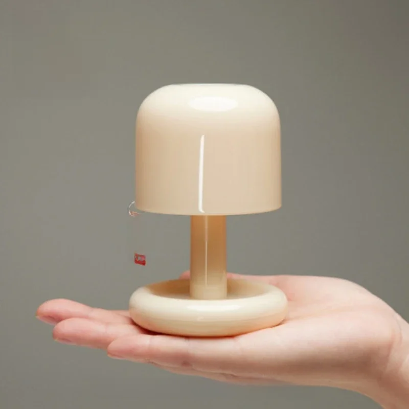 Mini Desktop Sunset Night Lamp Creative USB Rechargeable Mushroom Style Led Night Light for Coffee
