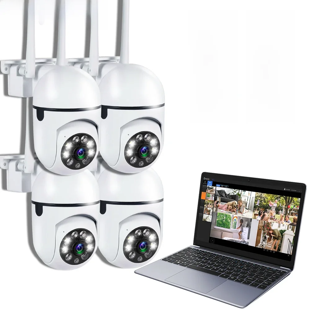 5G 1080P Cameras Wifi Video Surveillance IP Outdoor Security Protection Monitor 4.0X Zoom Home