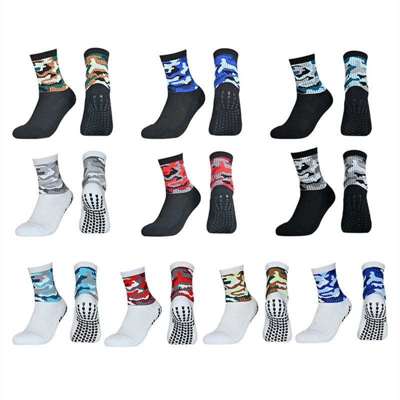 Colorful Anti Slip Professional Bike Camouflage Socks Bicycle Sport Sock Men And Women Street Sports Socks Racing Cycling Socks