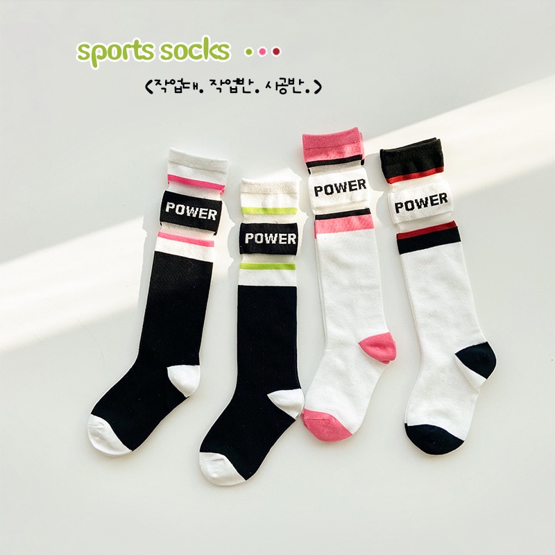 Children Socks Kids Long Sock Girls Summer Mesh Patchwork Knee Stockings 3-12 Year Old Child Baby Spring Cotton Socks