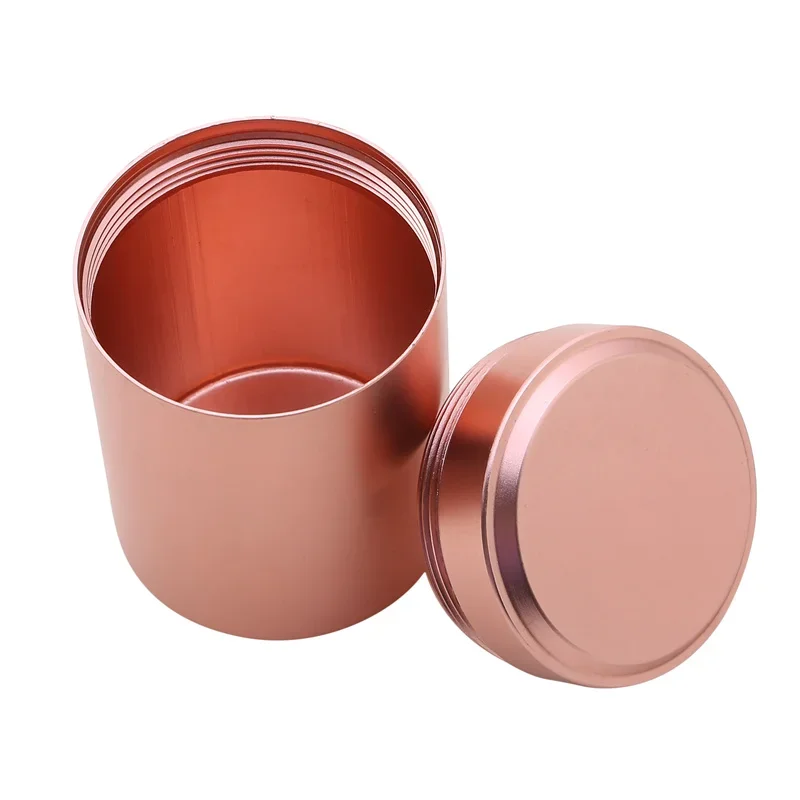 Mini Metal Box Stainless Steel Tea Can Small Travel Portable Container Jar Sugar Coffee Caddy