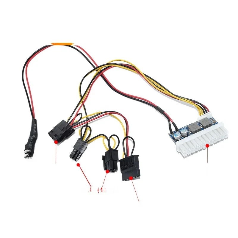 DC-ATX-160W DC 12V 24pin DC ATX PSU 12V DC Input 160W Peak Output Switch DC-DC ATX Pico PSU MINI ITX