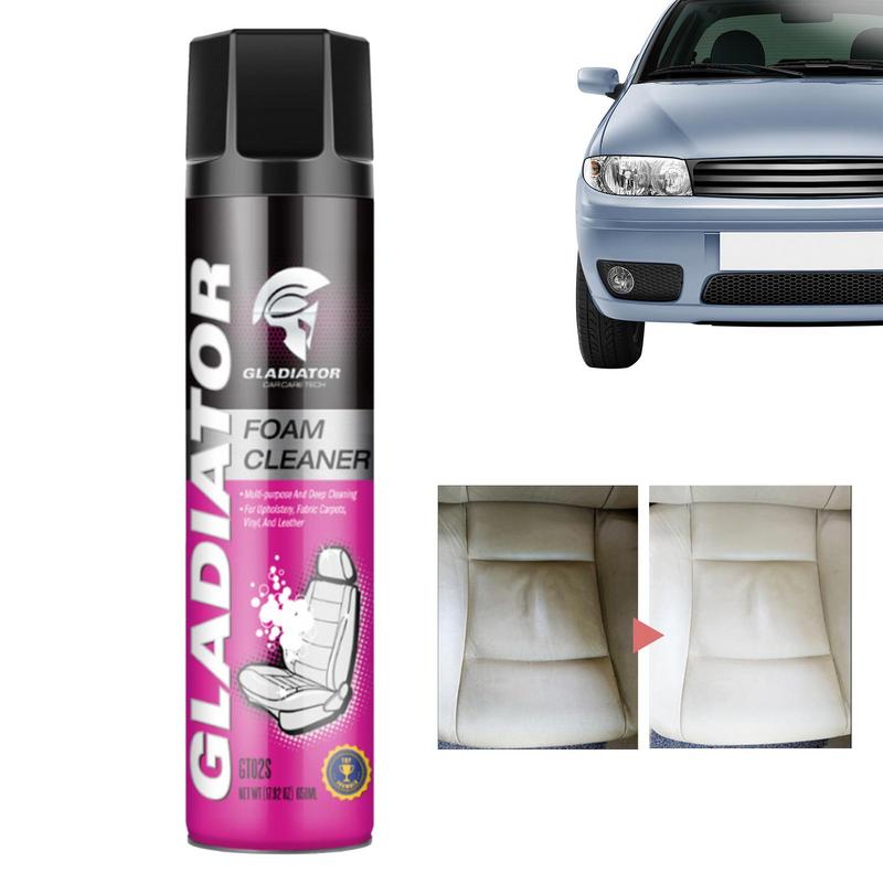 650ml Multi-Functional Cleaning Spray for Car Interior Ceiling Leather Seat Decontamination Household Foam Cleaner