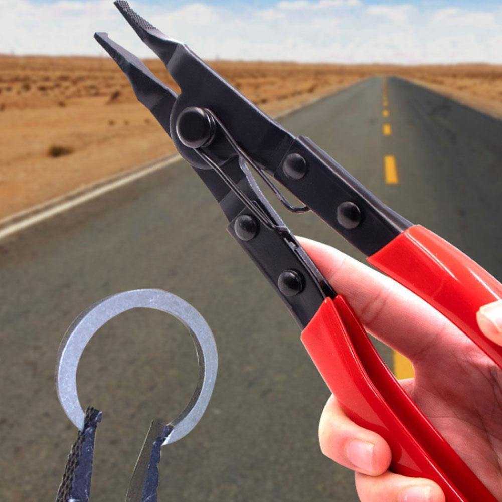 1pcs Pliers For Automatic Transmission Flat Nose Pliers For Rim Repair Flat Nose Pliers Retaining Spring Assist Tool Non-sl K8O1