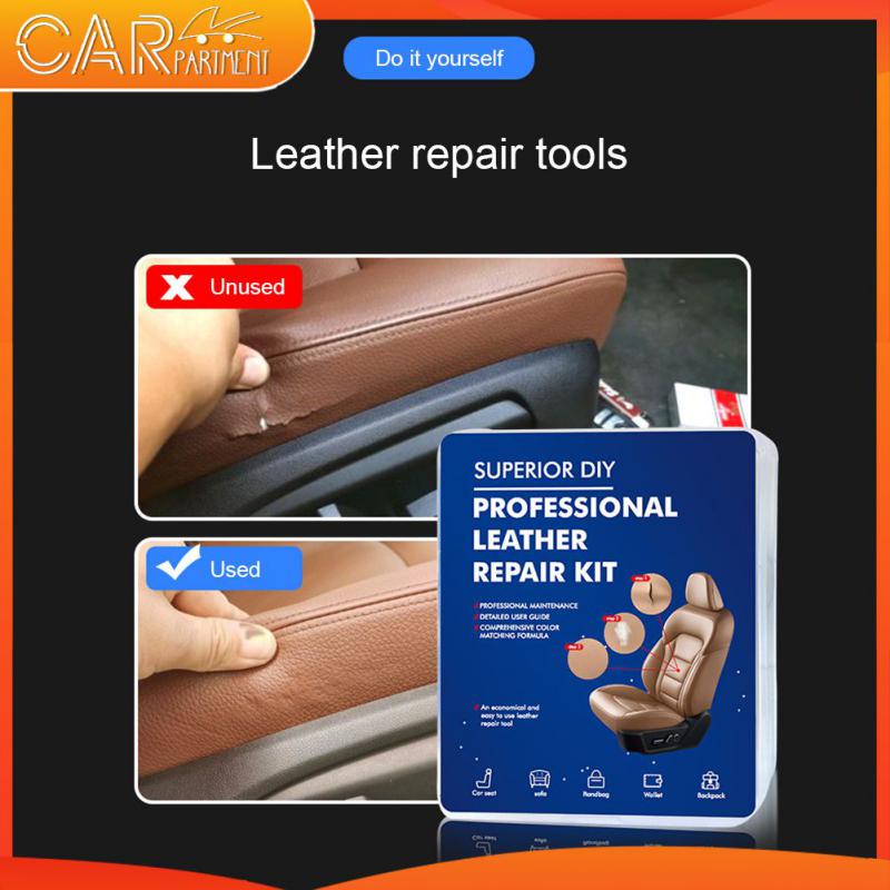 Universal Leather Repair Tool Portable Leather Repair Kit 1 Set Durable Diy Repair Cream Repair Kit Car Accessories Effective