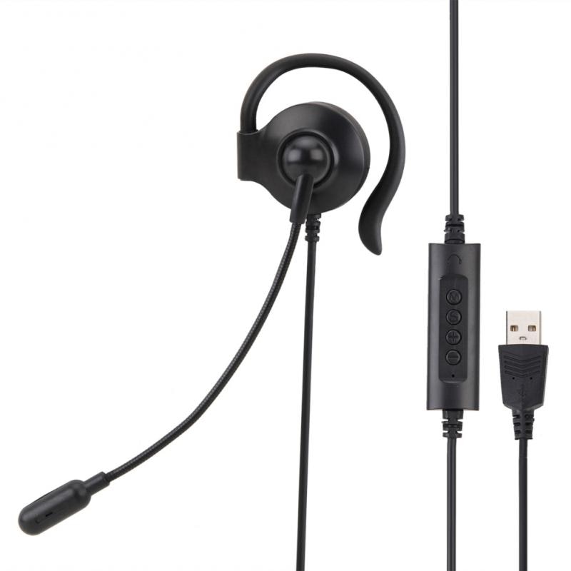 3.5mm Centre/traffic/computer Earphone Telephone Operator Wired Business Headset Headphones Call Center Headphone Universal