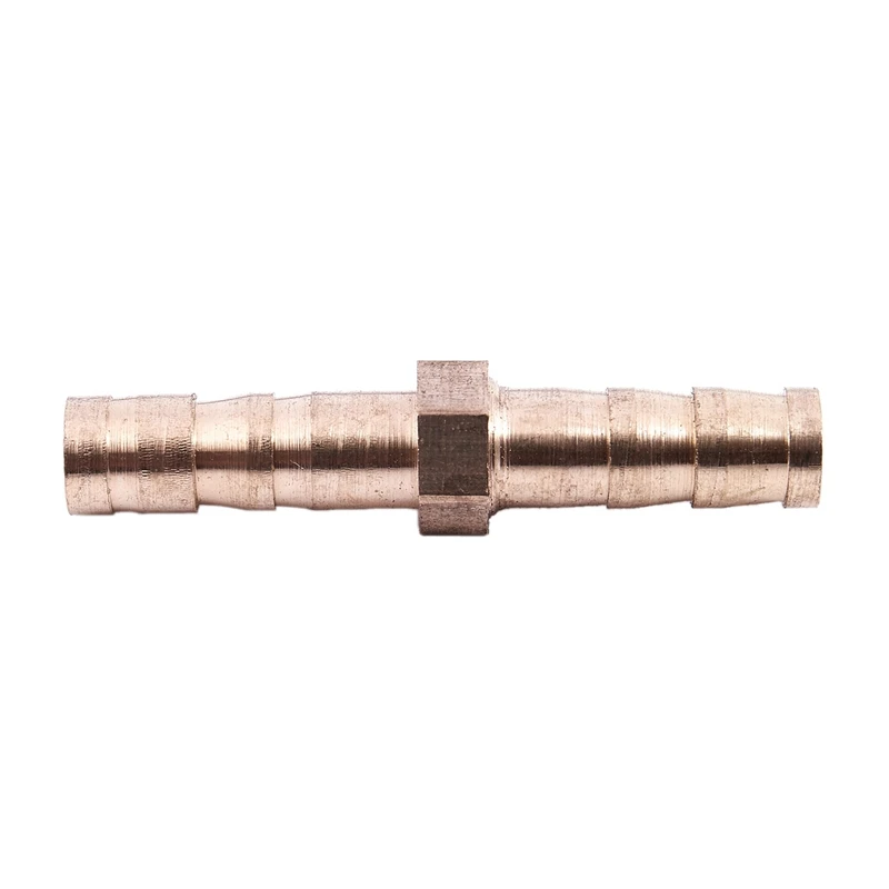 15 Pcs Gold Tone Brass Straight Hose Connector Joiner