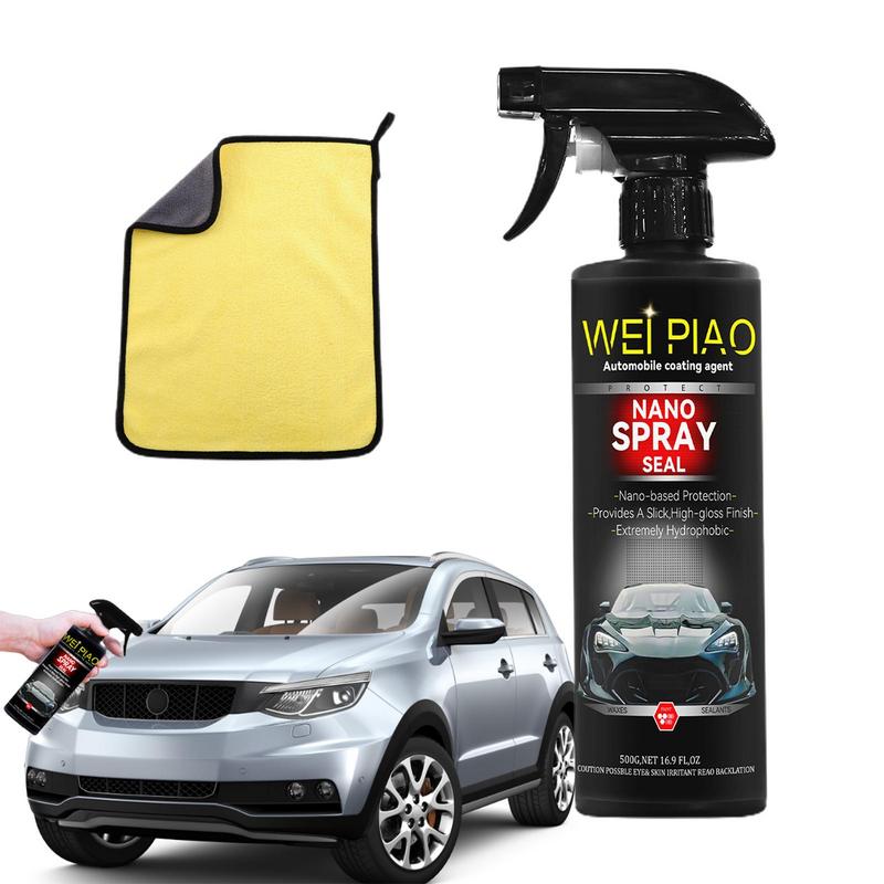 500ml Spray Sealing Coating Agent Wax Sealing Agent Decontamination Polishing Maintenance And Waxing Of New Car Nano Coating