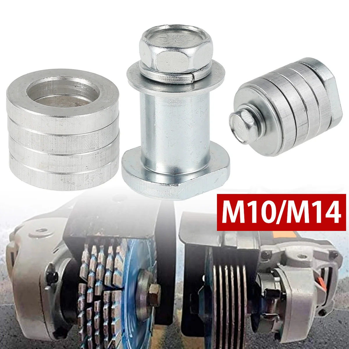 M10/M14 Angle Grinder Adapter Conversion Head Slotting Machine For 100/125-230 Lock Nut Converter