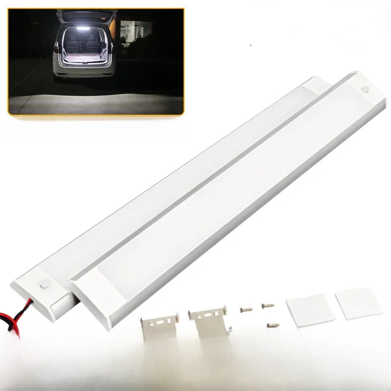 12-80V Highlight 108 Beads Truck Compartment Light Car Recreational Vehicle Cab Reading Light with