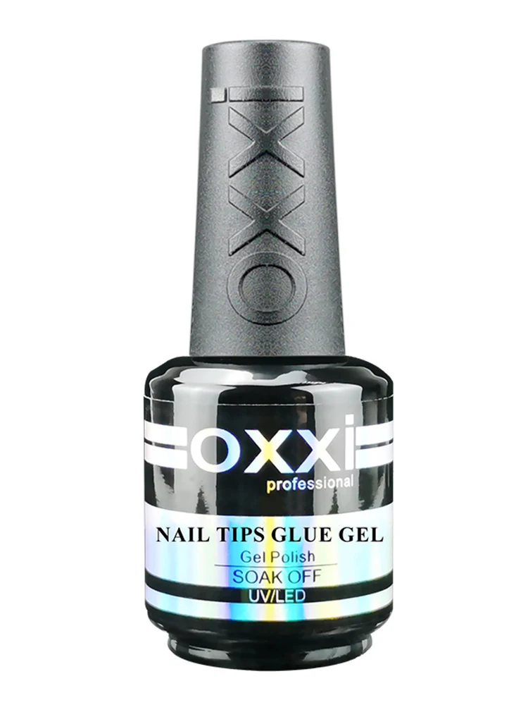 OXXI False Nail Glue Gel Polish 15ml Semi-permanent Fake Nails with Glue Gellac Manicure Tips Hybrid