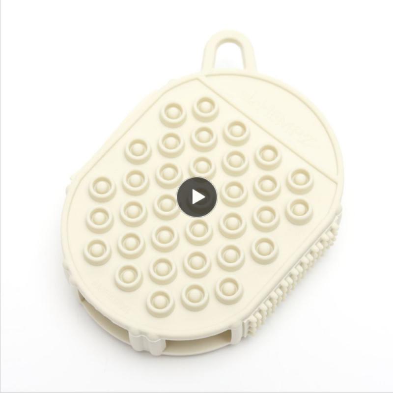Silicone Shampoo Brush Bath Brush Back Cleaning Exfoliating Body Multifunctional Massage Brush Scrubber Belt Bath Brushes