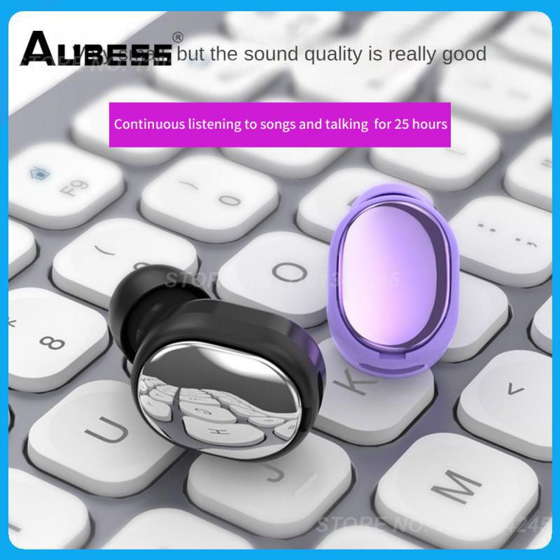 Earphone Charging Time About 1-1.5h Mini Touch Control Headset Lithe Intelligent Noise Reduction Strong Endurance Sports Headset