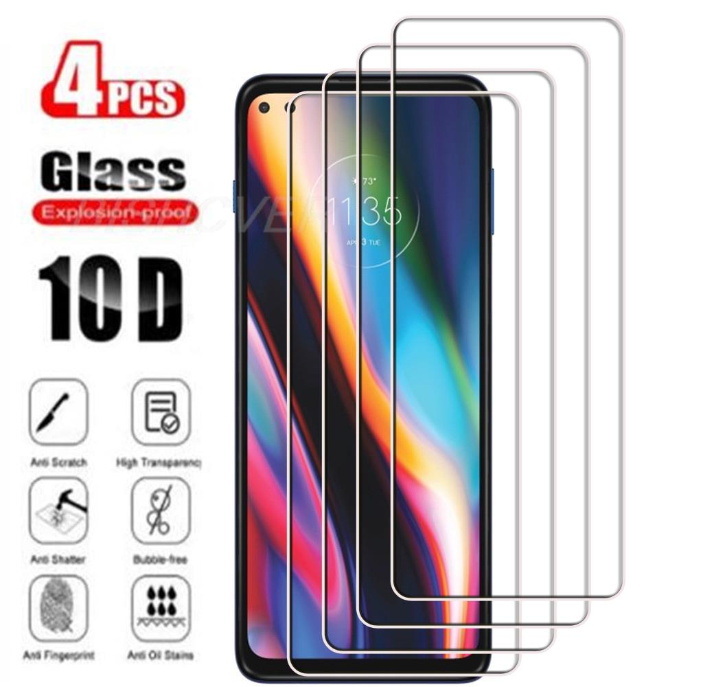 4Pcs Tempered Glass FOR Motorola Moto G 5G Plus 6.7" MotoG5GPlus One 5G XT2075 Screen Protector Protective Glass Film 9H