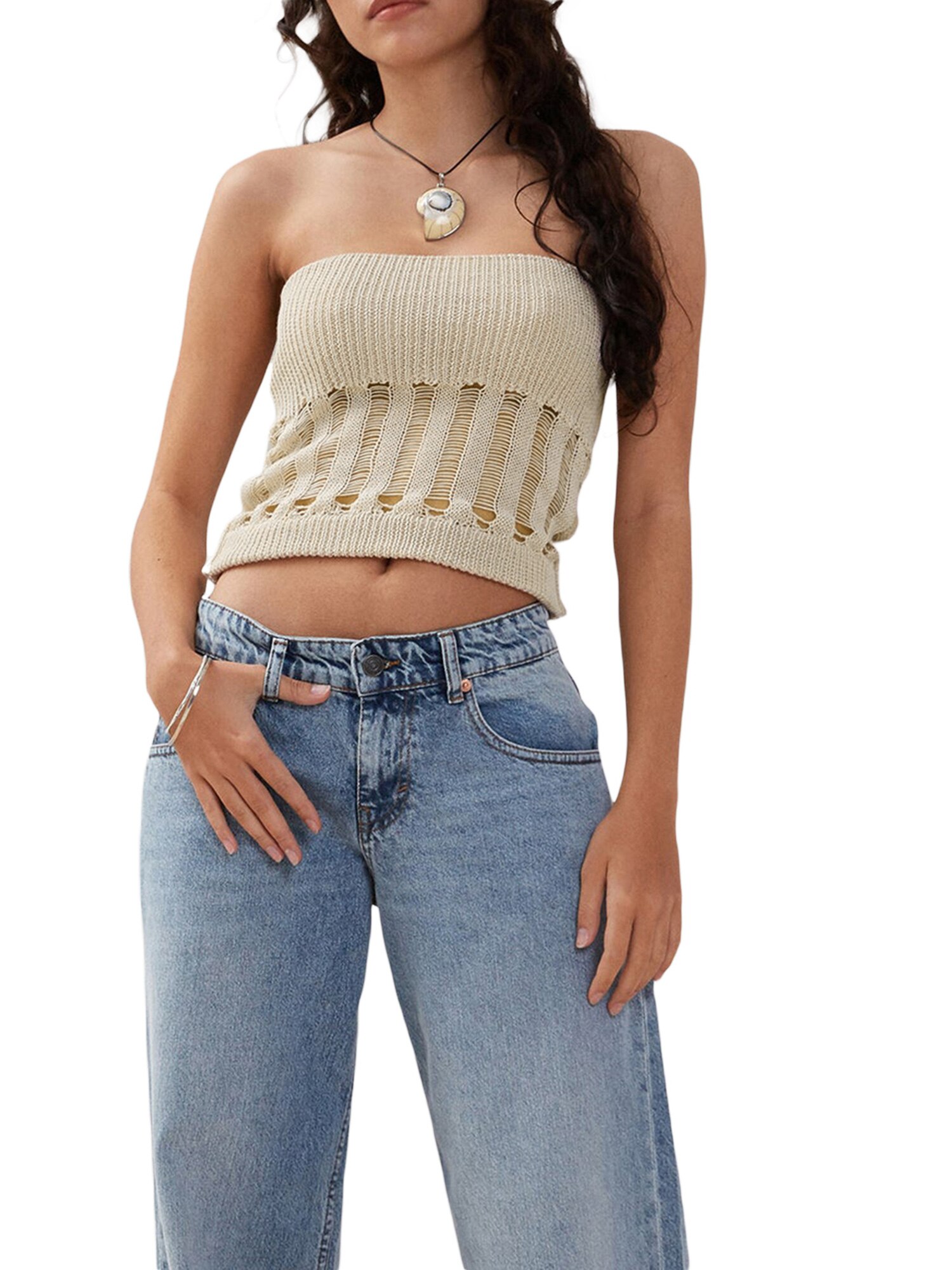 Retro Chic Women s Strapless Crop Top - Y2K Style Sleeveless Cami Shirt for Summer Streetwear and Going Out Cute Bandeau Top
