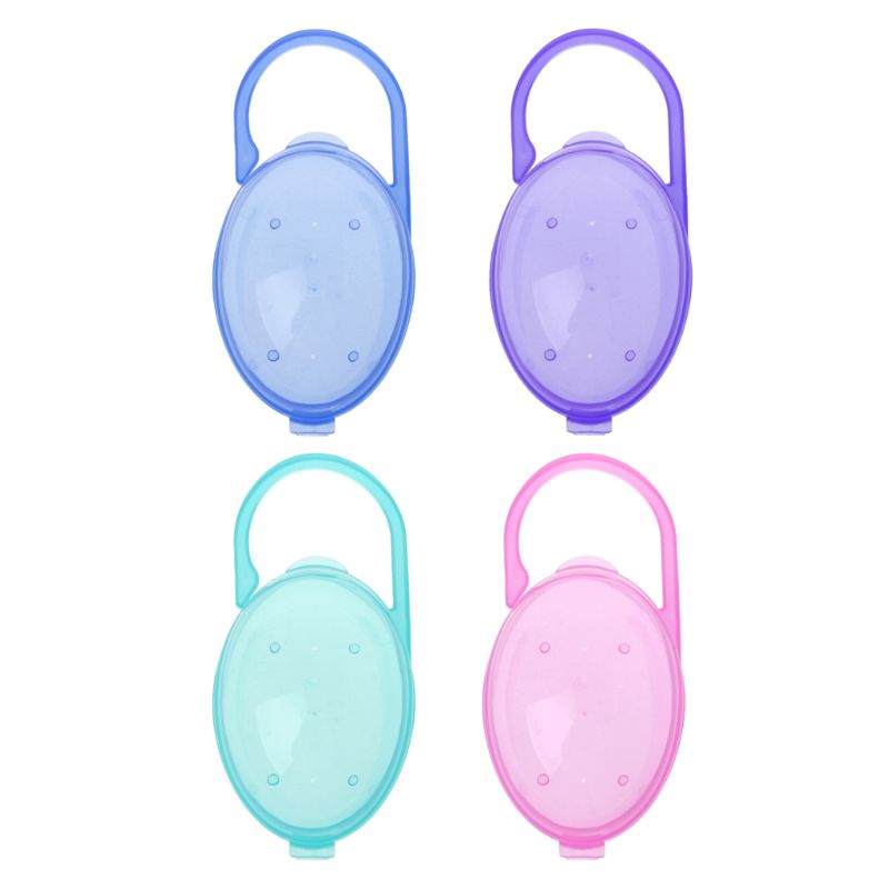 Food Grade Safe Pacifier Box Soother Container Box for Newborns Multi Color