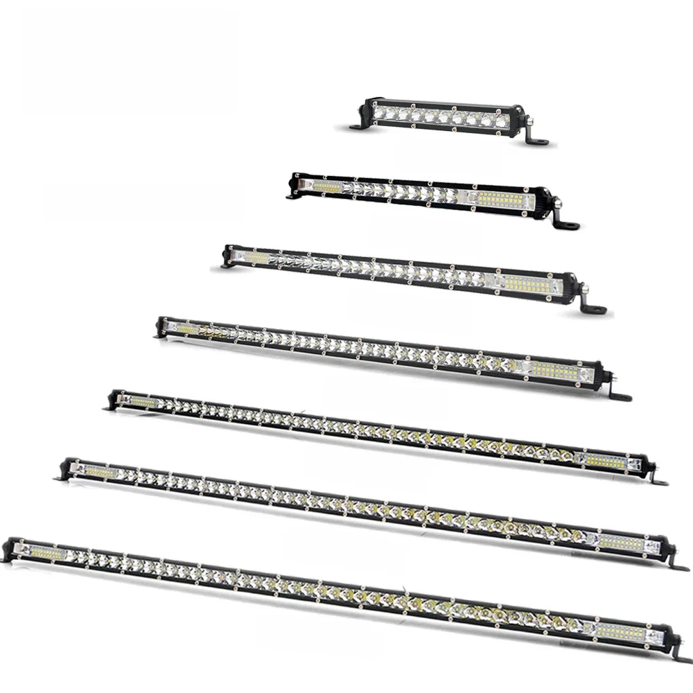 NLpearl Ultra Slim 7-50 Inch LED Light Bar Spot Off Road 4x4 LED Work Light Bar For Jeep Truck ATV